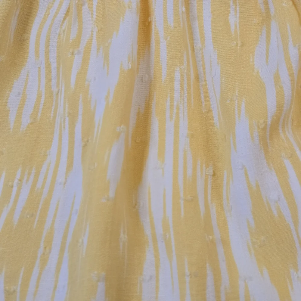 NWoT Torrid Yellow Faux Wrap Surplice Midi Dress Yellow White Size 1 (14/16) - Picture 6 of 16